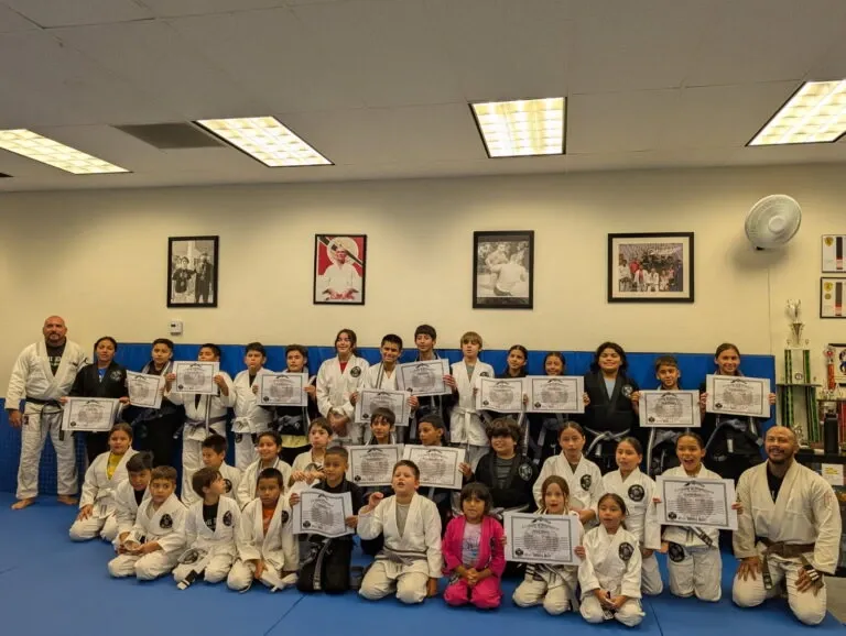Kids BJJ martial arts students